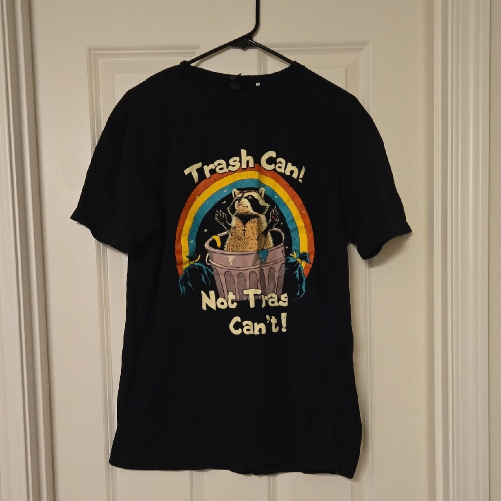 Gildan Black Kids T-Shirt with Rainbow Graphic